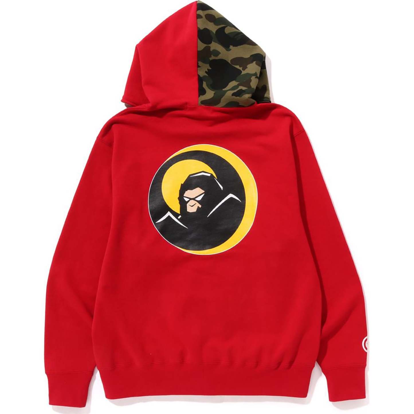 SHADOW BAPE RELAXED FIT FULL ZIP HOODIE MENS-IYAMIUIO