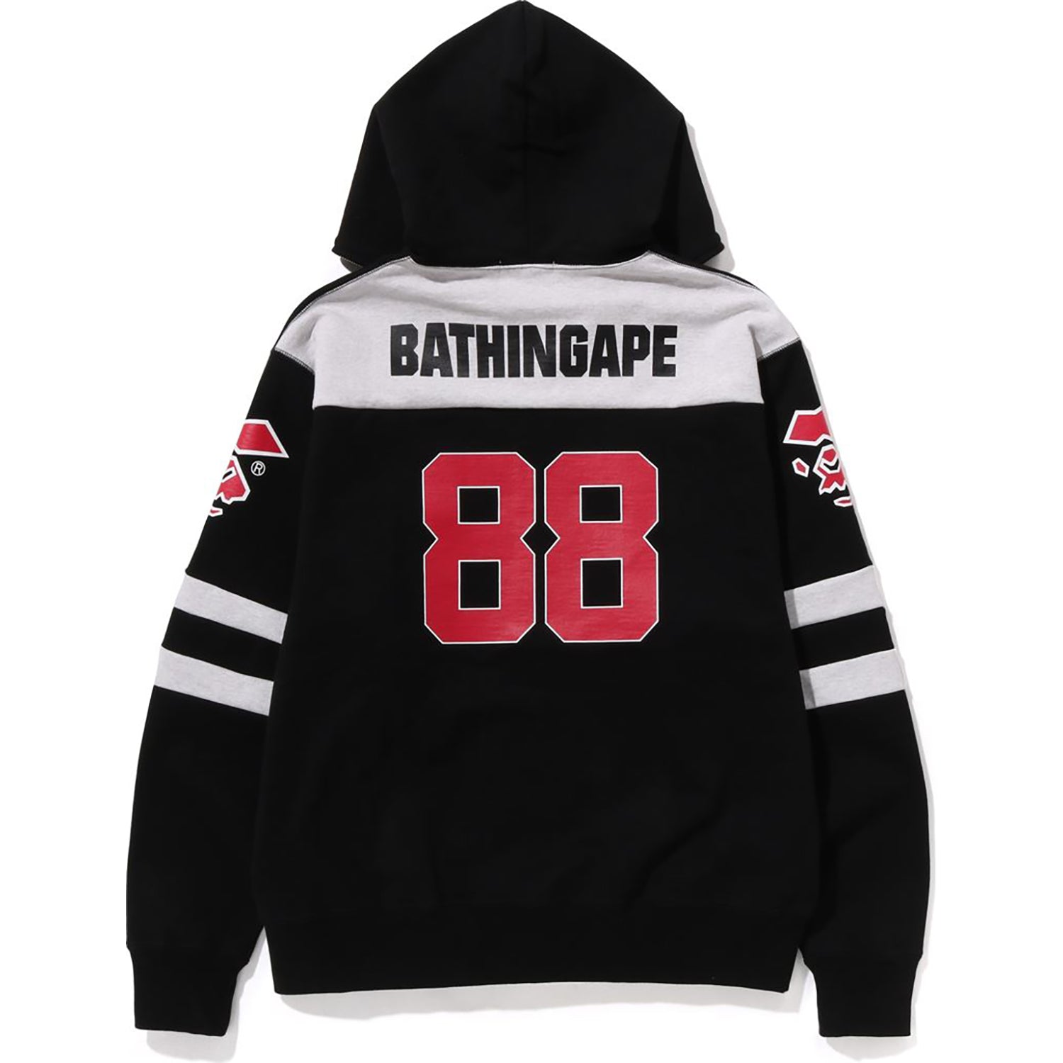 FOOTBALL RELAXED FIT FULL ZIP HOODIE MENS-IYAMIUIO