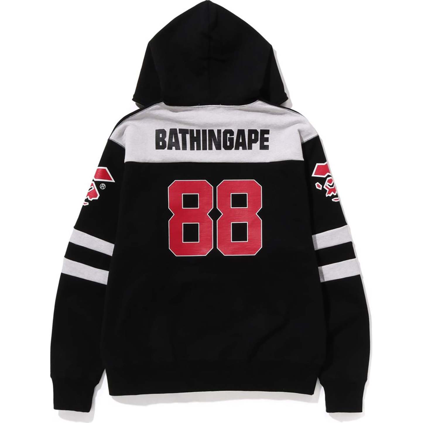 FOOTBALL RELAXED FIT FULL ZIP HOODIE MENS-IYAMIUIO