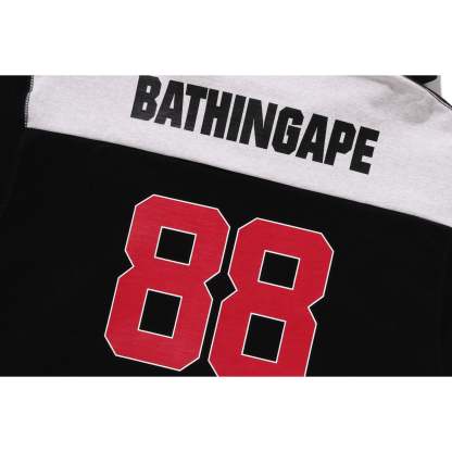 FOOTBALL RELAXED FIT FULL ZIP HOODIE MENS-IYAMIUIO