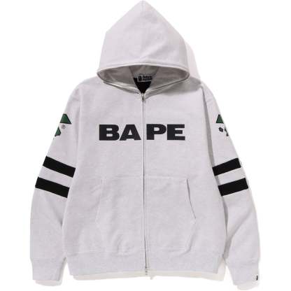 FOOTBALL RELAXED FIT FULL ZIP HOODIE MENS-IYAMIUIO