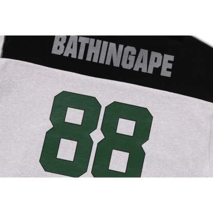 FOOTBALL RELAXED FIT FULL ZIP HOODIE MENS-IYAMIUIO