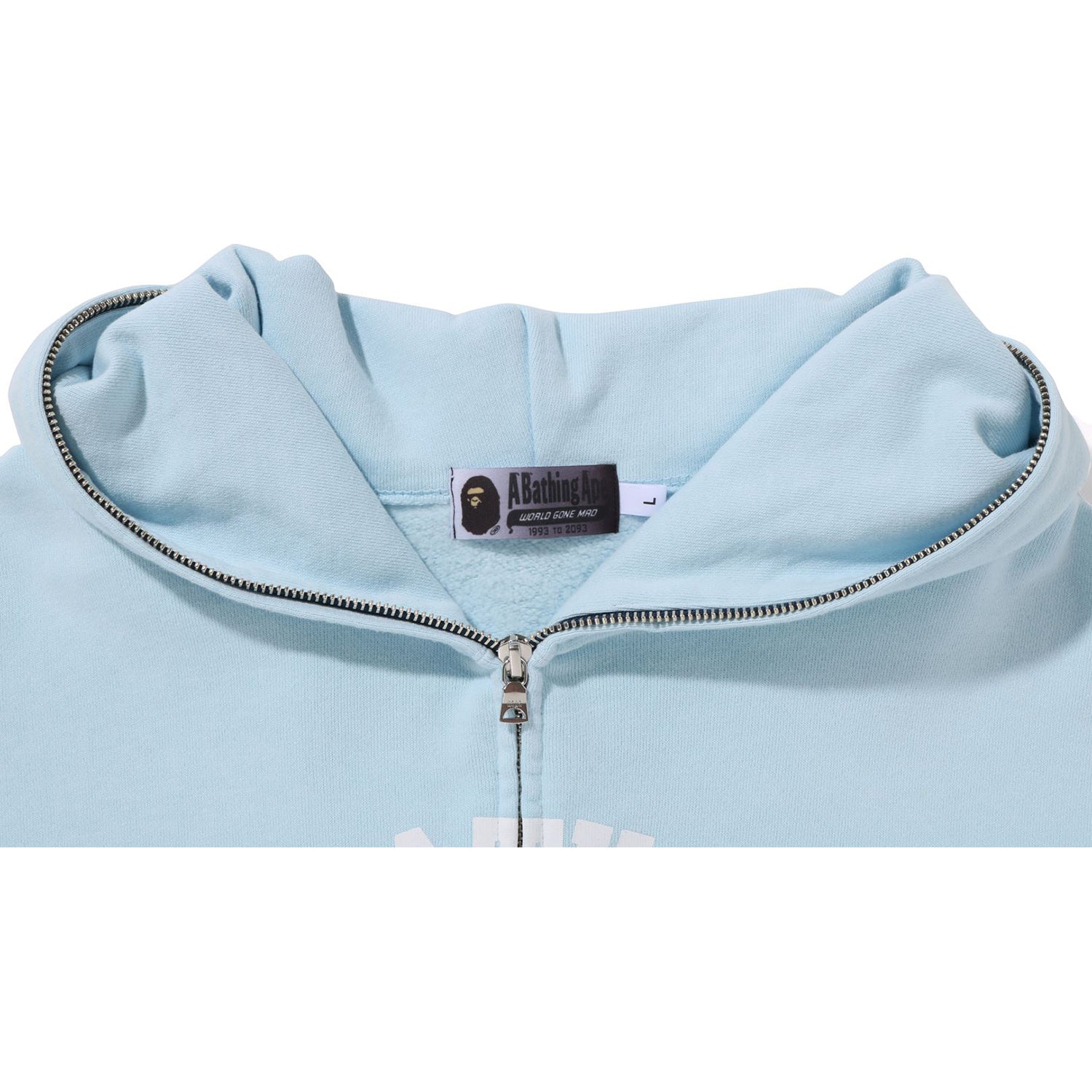 COLLEGE GRADATION RELAXED FIT FULL ZIP HOODIE MENS-IYAMIUIO