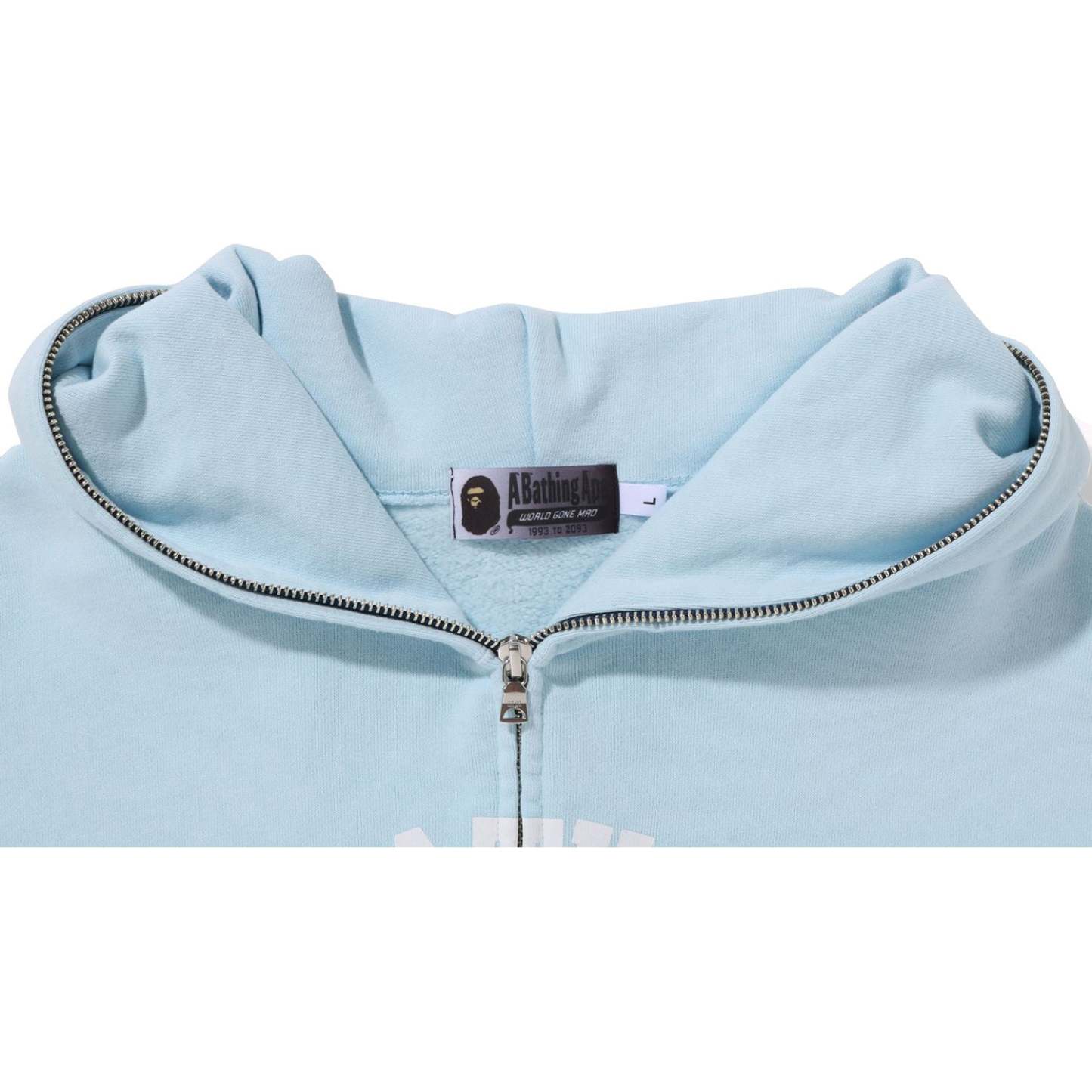 COLLEGE GRADATION RELAXED FIT FULL ZIP HOODIE MENS-IYAMIUIO