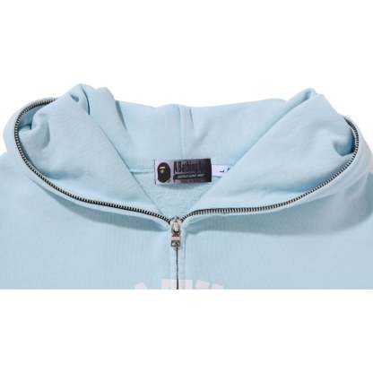 COLLEGE GRADATION RELAXED FIT FULL ZIP HOODIE MENS-IYAMIUIO