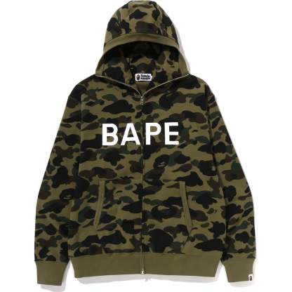 1ST CAMO FULL ZIP HOODIE MENS-IYAMIUIO
