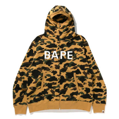 1ST CAMO FULL ZIP HOODIE MENS-IYAMIUIO