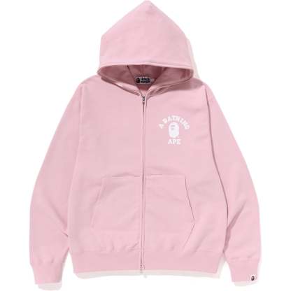 COLLEGE RELAXED FIT FULL ZIP HOODIE MENS-IYAMIUIO