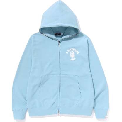 COLLEGE RELAXED FIT FULL ZIP HOODIE MENS-IYAMIUIO