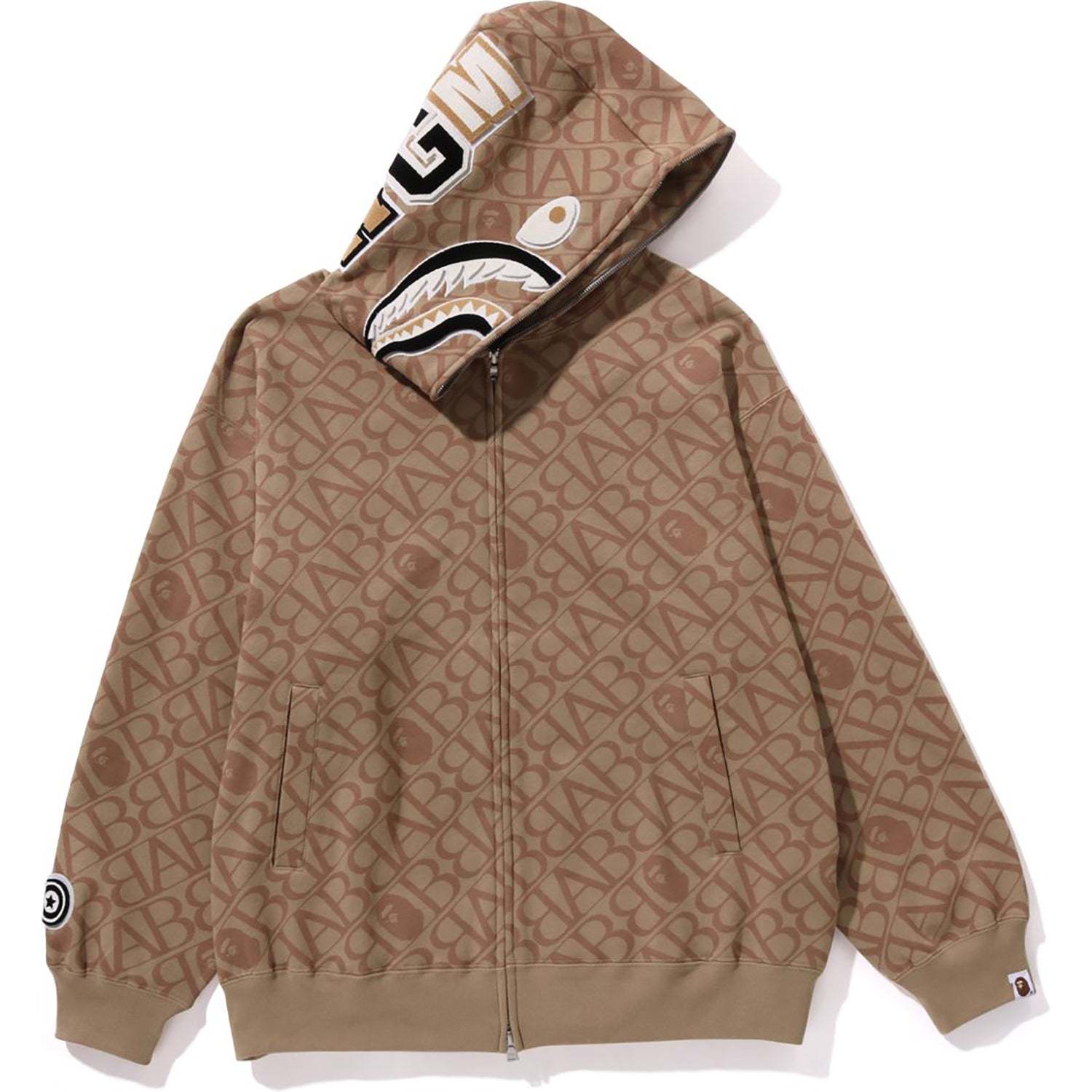 SPORT MONOGRAM SHARK HOODIE MENS-IYAMIUIO