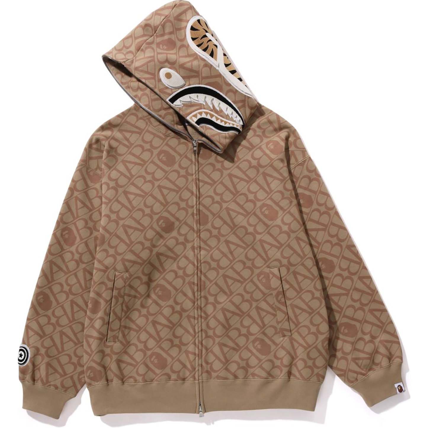 SPORT MONOGRAM SHARK HOODIE MENS-IYAMIUIO