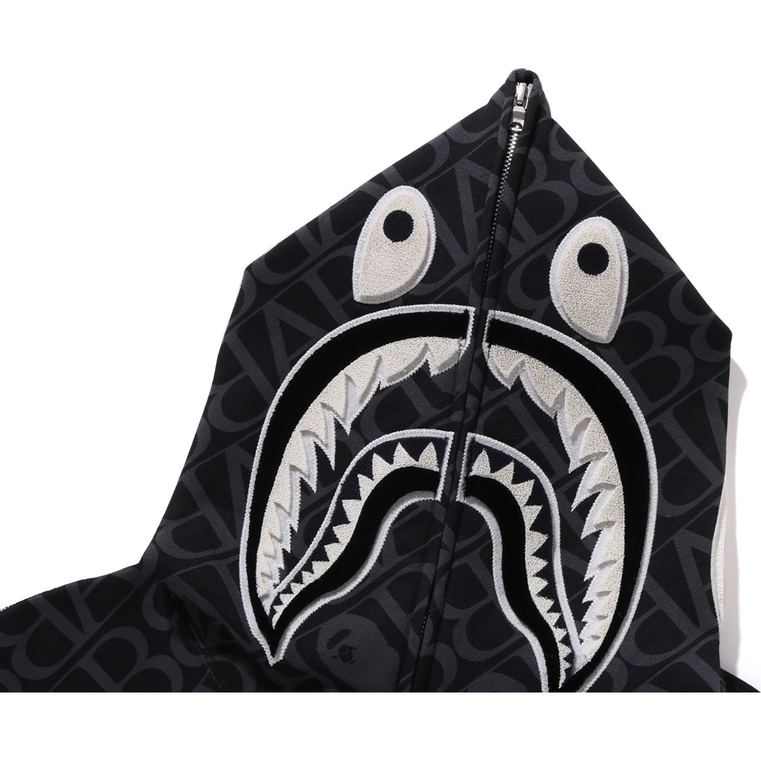 SPORT MONOGRAM SHARK HOODIE MENS-IYAMIUIO