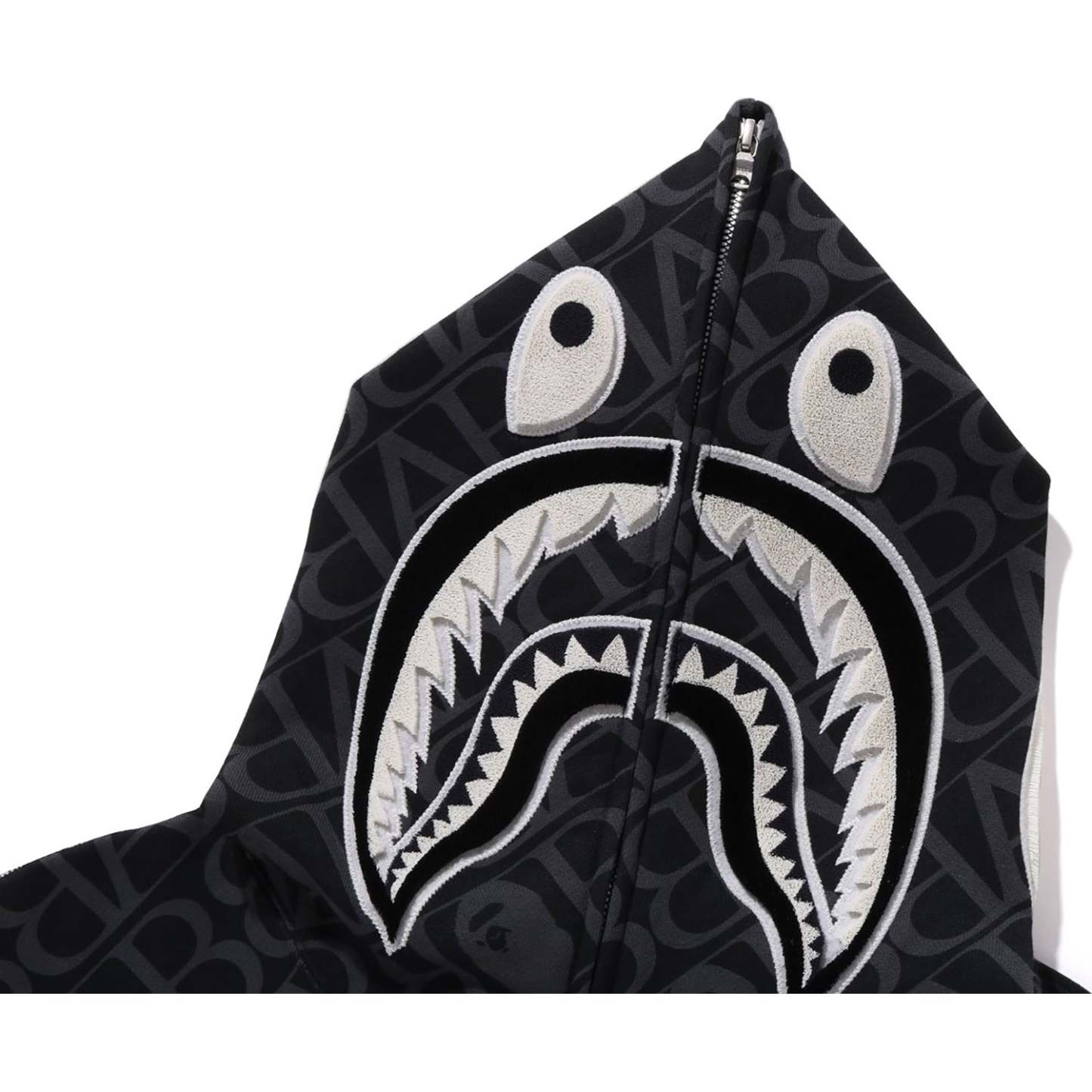 SPORT MONOGRAM SHARK HOODIE MENS-IYAMIUIO