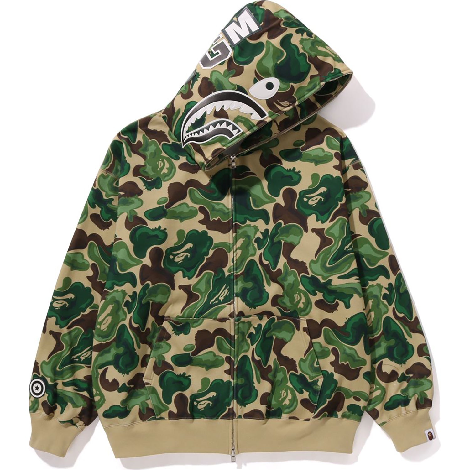 ART CAMO SHARK HOODIE MENS