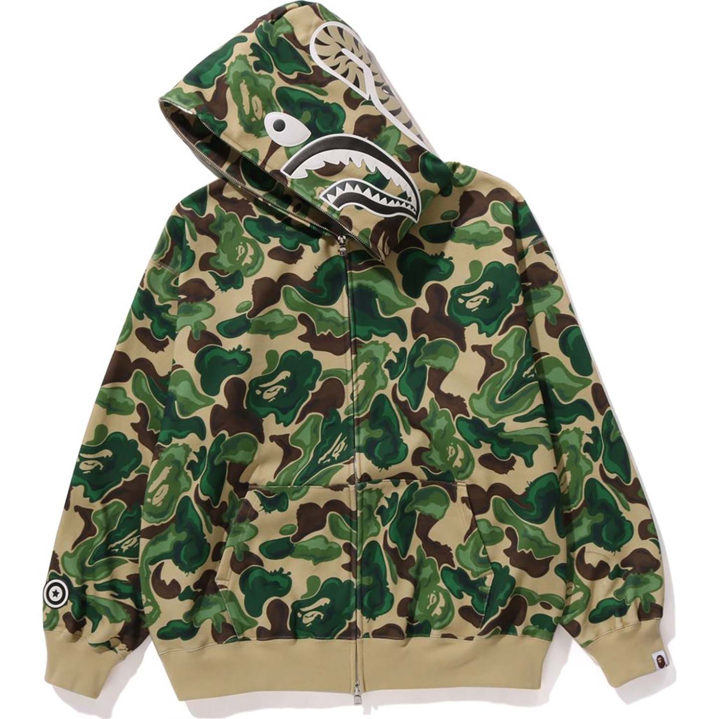 ART CAMO SHARK HOODIE MENS