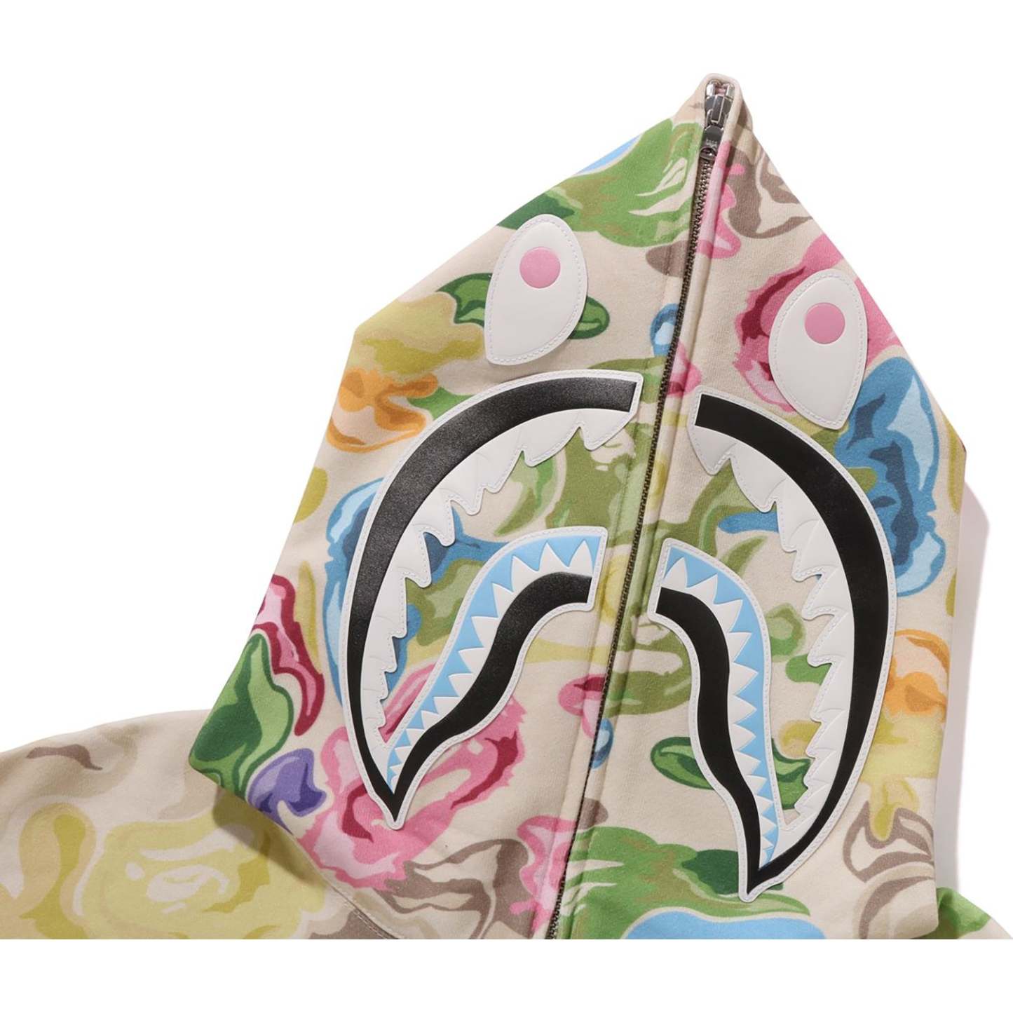 ART CAMO SHARK HOODIE MENS