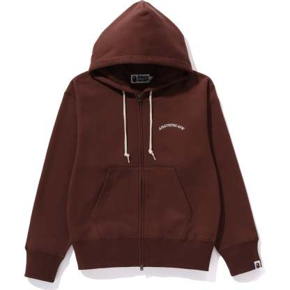 A BATHING APE ZIP HOODIE WIDE FIT LADIES-IYAMIUIO