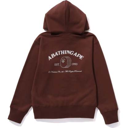 A BATHING APE ZIP HOODIE WIDE FIT LADIES-IYAMIUIO
