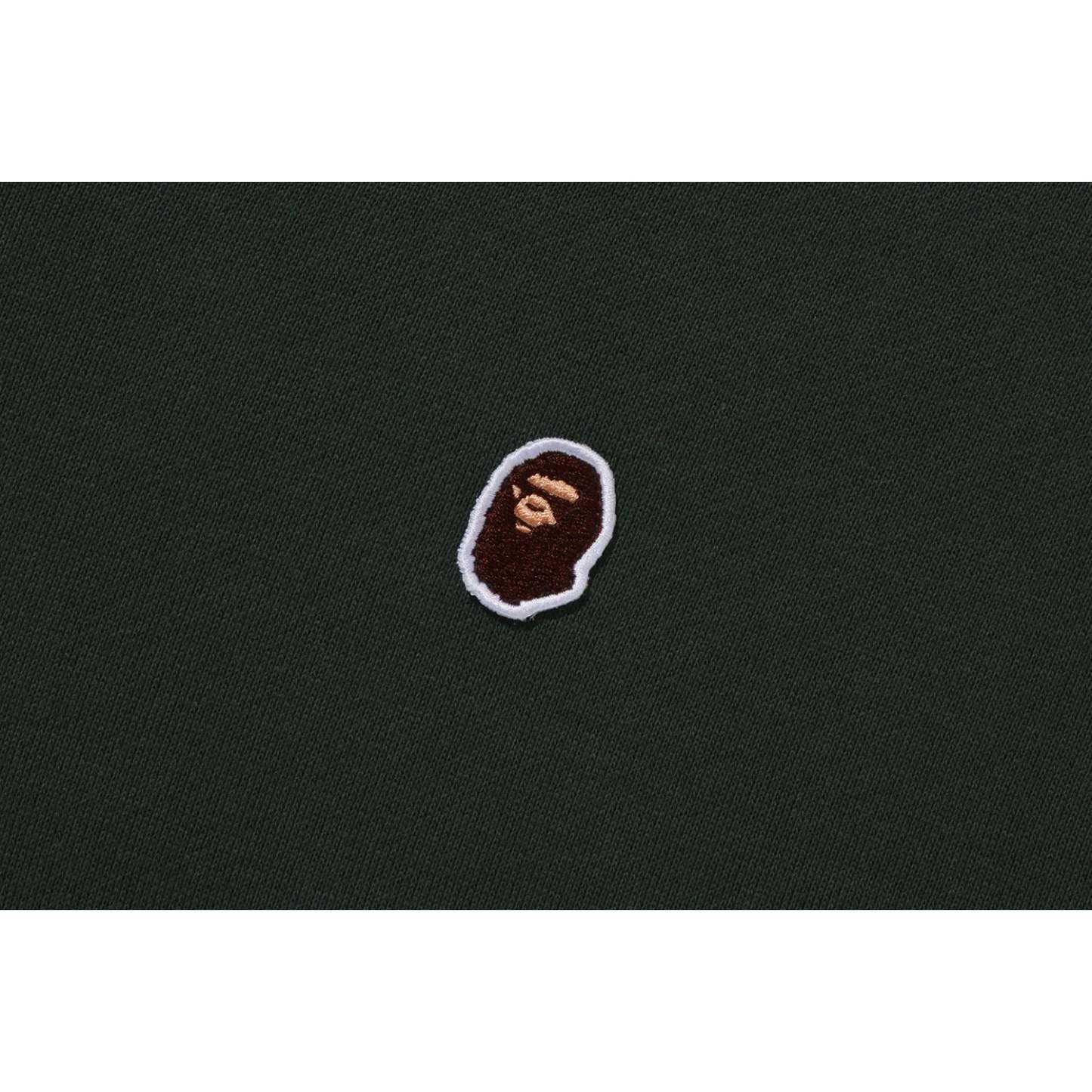 APE HEAD ONE POINT CROPPED ZIP HOODIE LADIES-IYAMIUIO