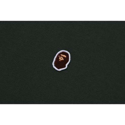 APE HEAD ONE POINT CROPPED ZIP HOODIE LADIES-IYAMIUIO