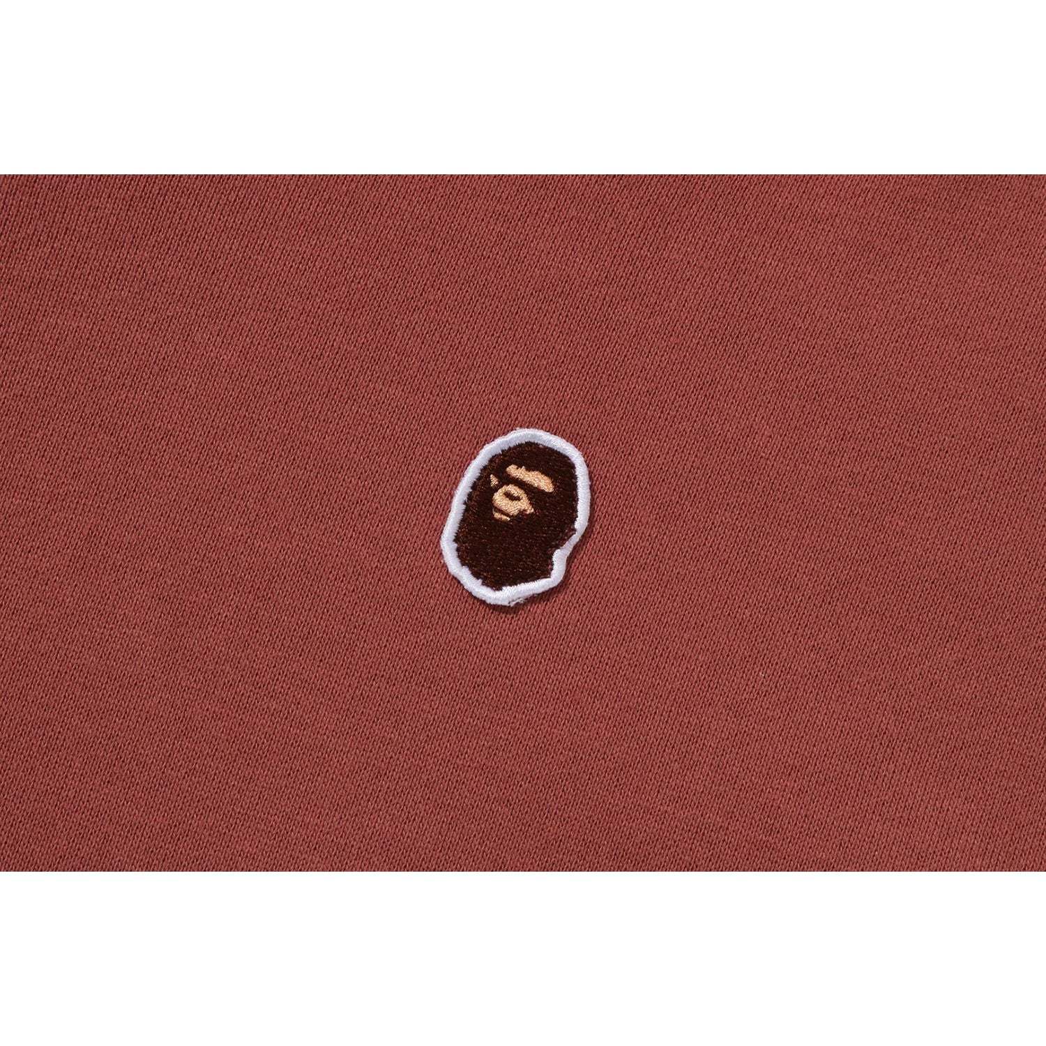 APE HEAD ONE POINT CROPPED ZIP HOODIE LADIES-IYAMIUIO