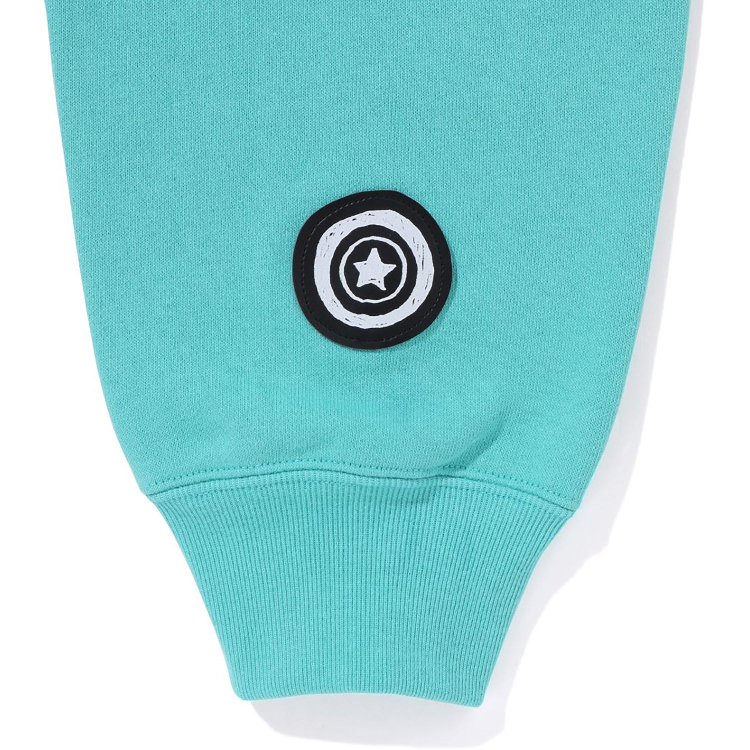 HAND DRAWN FACE RELAXED FIT SHARK FULL ZIP HOODIE MENS-IYAMIUIO