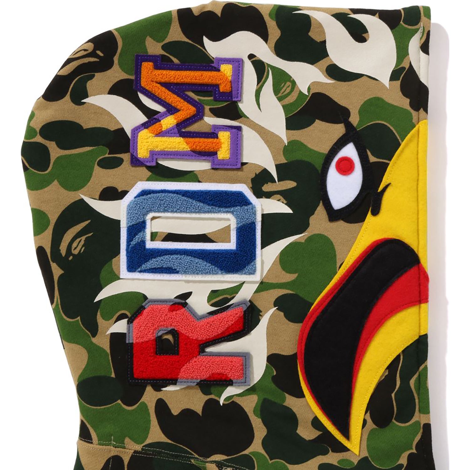 BAPE X READYMADE ABC CAMO EAGLE RELAXED FIT FULL ZIP HOODIE MENS-IYAMIUIO