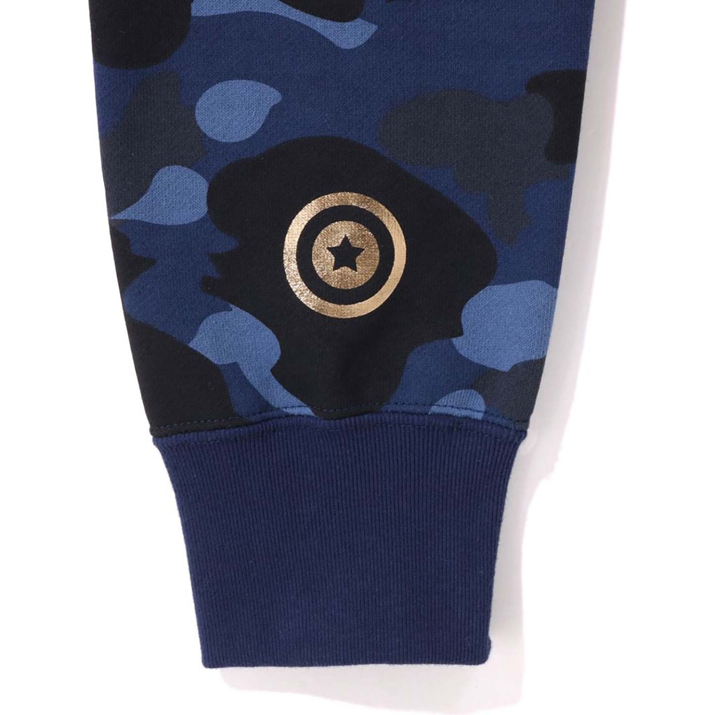 COLOR CAMO DOUBLE SHARK FULL ZIP HOODIE MENS-IYAMIUIO