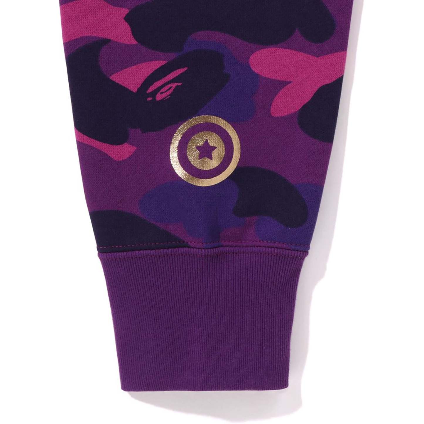 COLOR CAMO DOUBLE SHARK FULL ZIP HOODIE MENS-IYAMIUIO