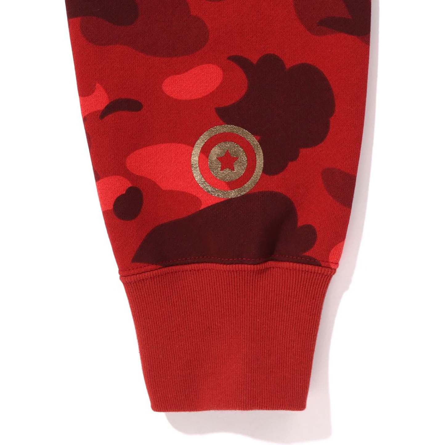 COLOR CAMO DOUBLE SHARK FULL ZIP HOODIE MENS-IYAMIUIO