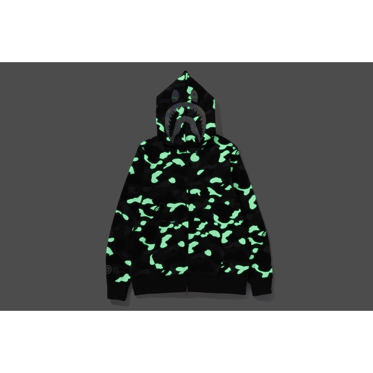 CITY CAMO SHARK FULL ZIP HOODIE MENS-IYAMIUIO