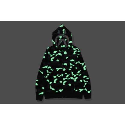 CITY CAMO SHARK FULL ZIP HOODIE MENS-IYAMIUIO