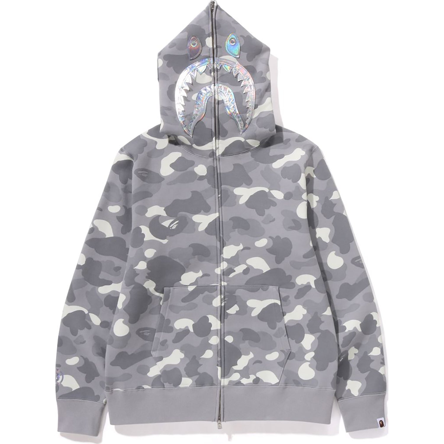 CITY CAMO SHARK FULL ZIP HOODIE MENS-IYAMIUIO