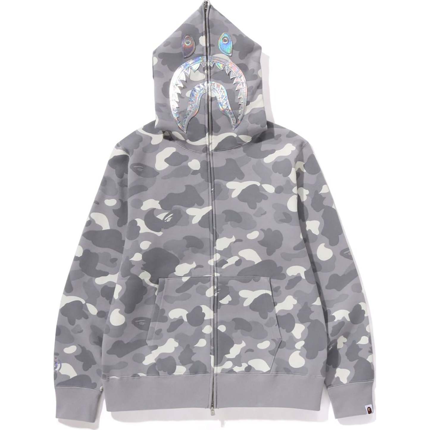 CITY CAMO SHARK FULL ZIP HOODIE MENS-IYAMIUIO