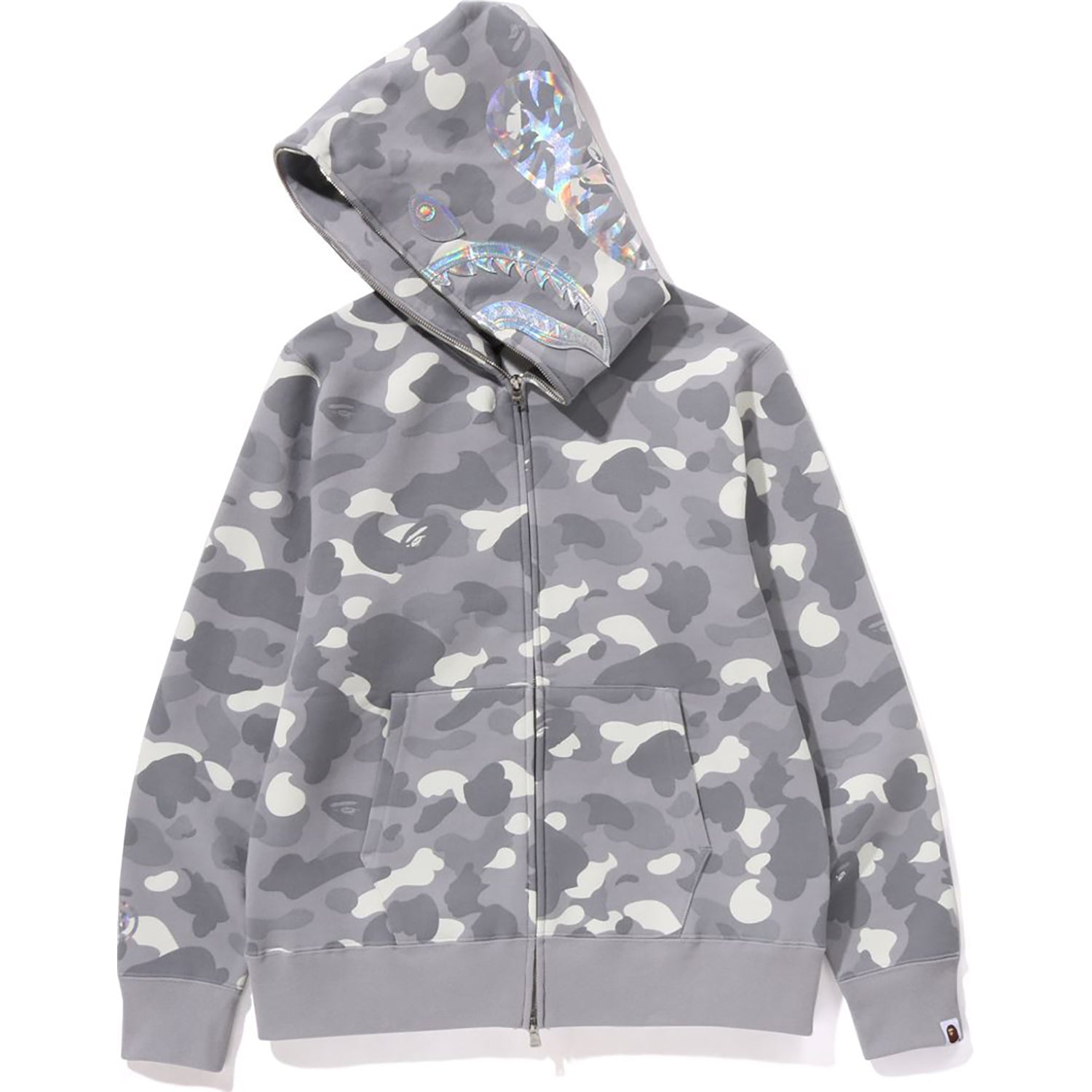 CITY CAMO SHARK FULL ZIP HOODIE MENS-IYAMIUIO