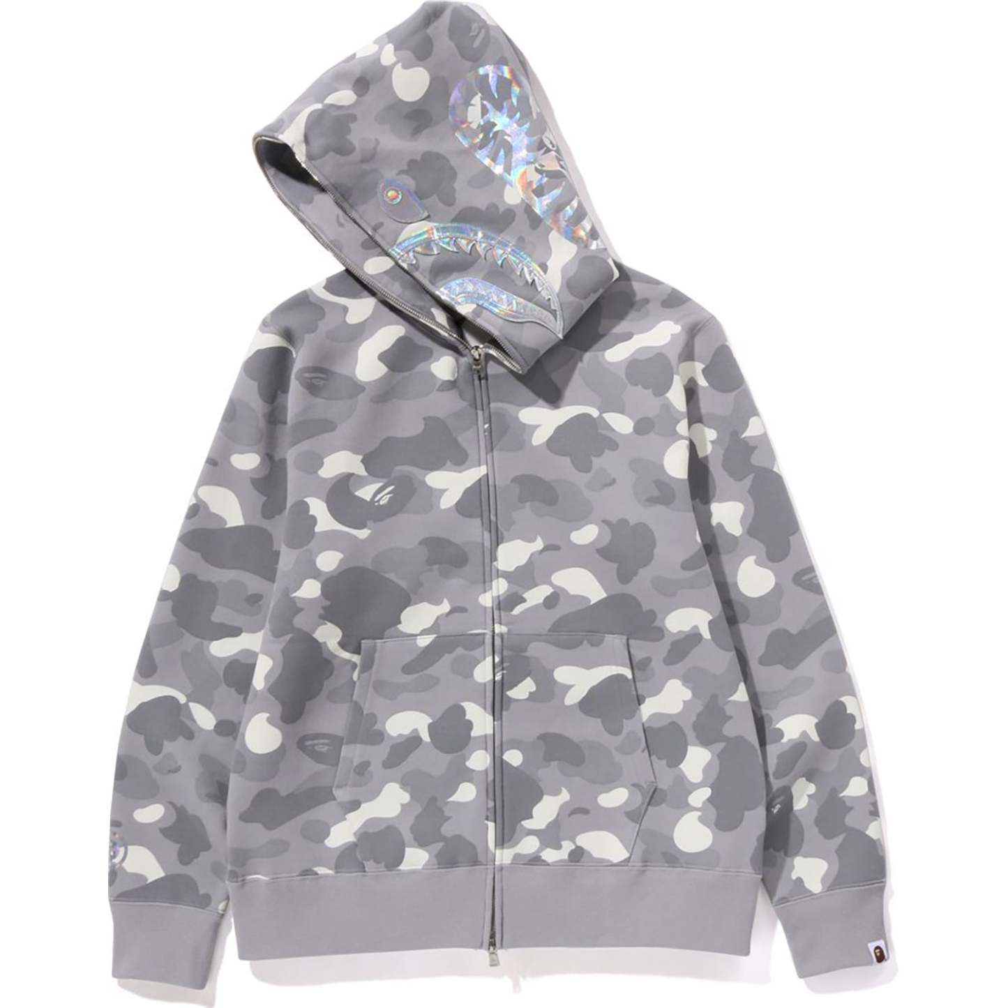 CITY CAMO SHARK FULL ZIP HOODIE MENS-IYAMIUIO
