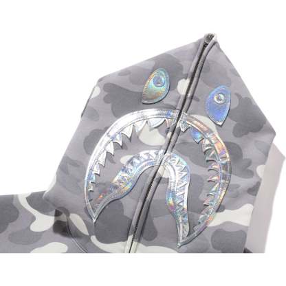 CITY CAMO SHARK FULL ZIP HOODIE MENS-IYAMIUIO