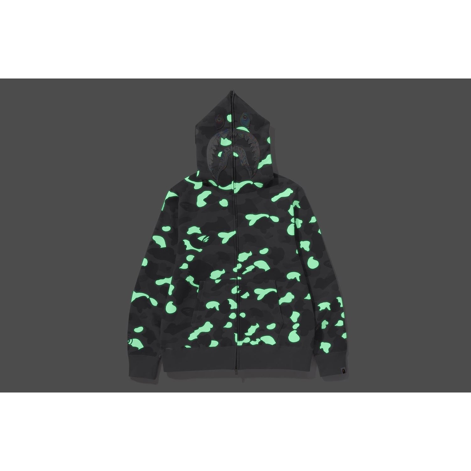 CITY CAMO SHARK FULL ZIP HOODIE MENS-IYAMIUIO