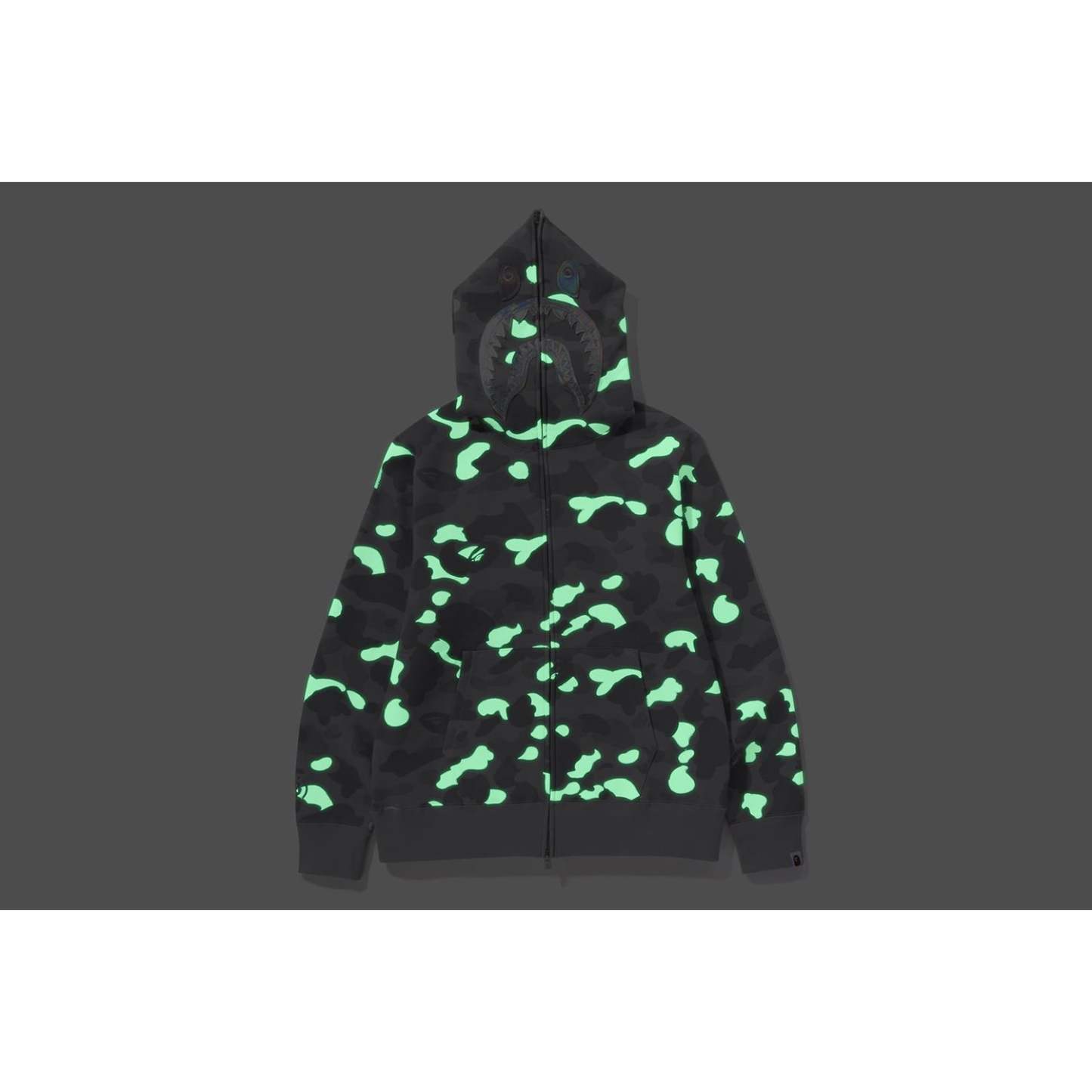 CITY CAMO SHARK FULL ZIP HOODIE MENS-IYAMIUIO