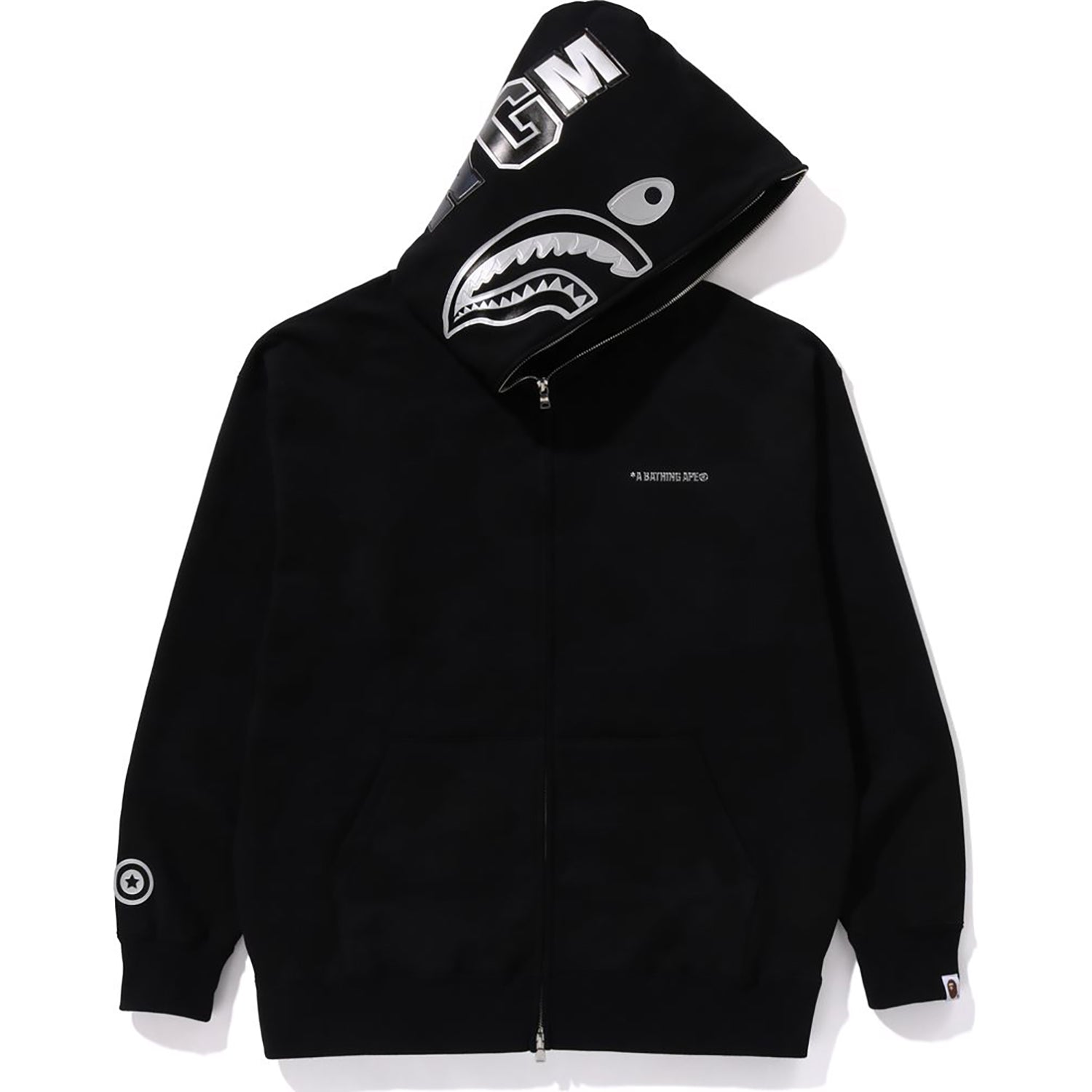 INK CAMO SHARK ZIP HOODIE MENS-IYAMIUIO