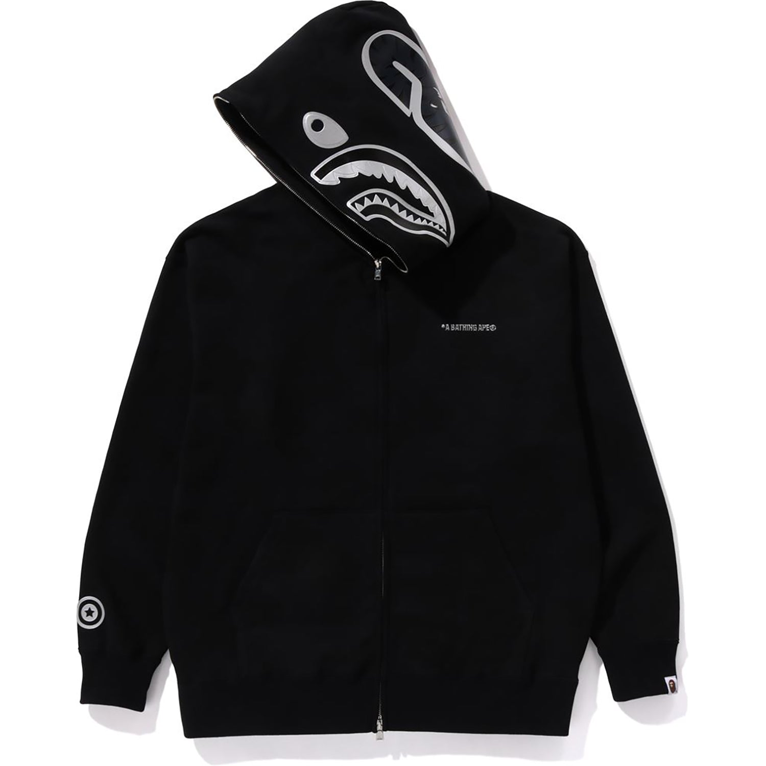 INK CAMO SHARK ZIP HOODIE MENS-IYAMIUIO
