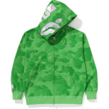 INK CAMO SHARK ZIP HOODIE MENS-IYAMIUIO