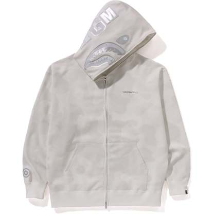 INK CAMO SHARK ZIP HOODIE MENS-IYAMIUIO