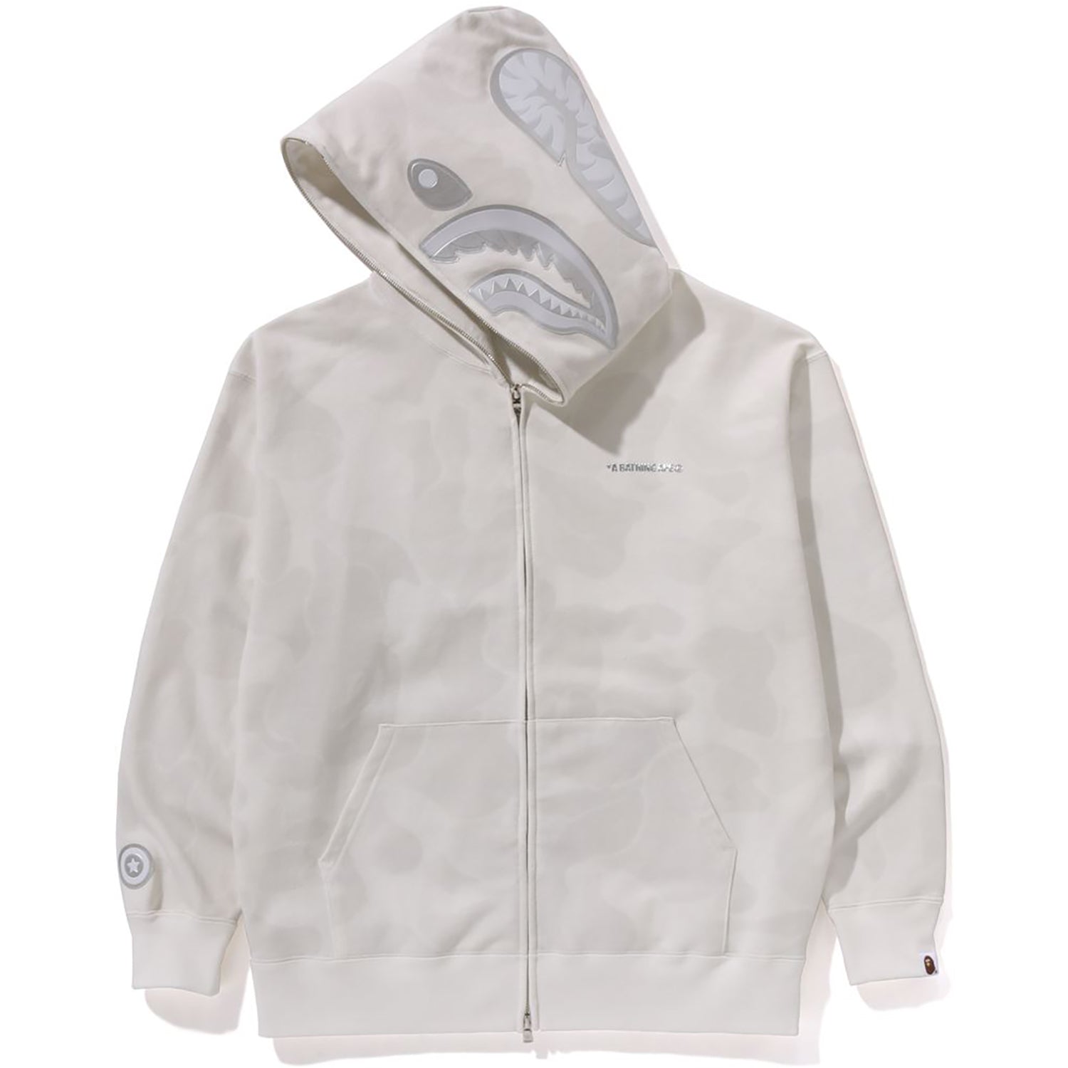 INK CAMO SHARK ZIP HOODIE MENS-IYAMIUIO