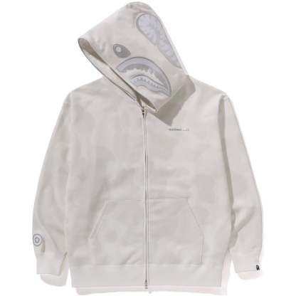 INK CAMO SHARK ZIP HOODIE MENS-IYAMIUIO