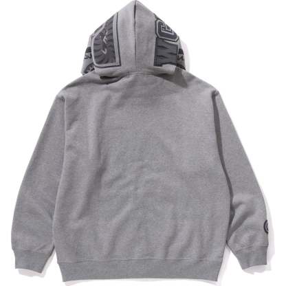 APE HEAD ONE POINT SHARK ZIP HOODIE MENS-IYAMIUIO