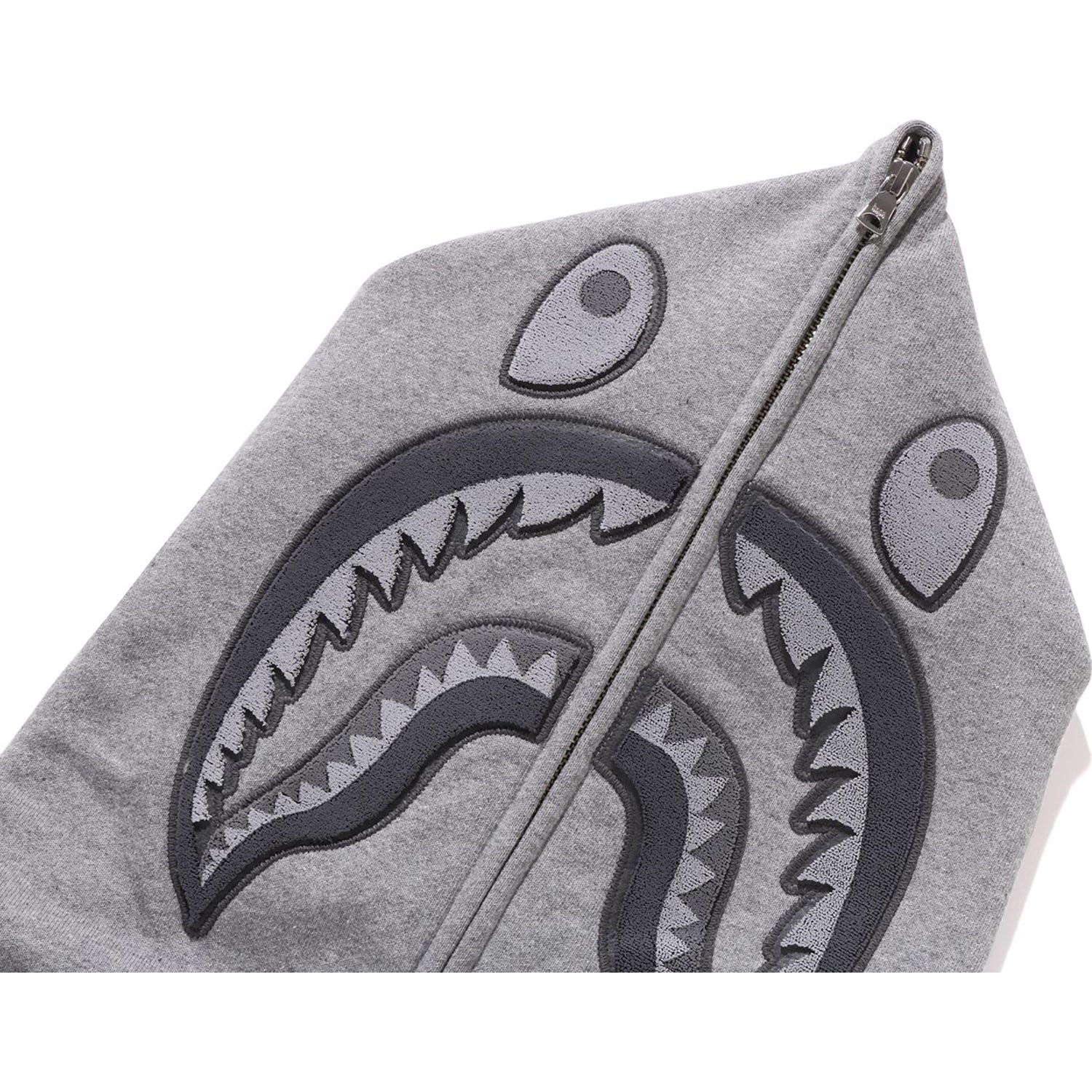 APE HEAD ONE POINT SHARK ZIP HOODIE MENS-IYAMIUIO