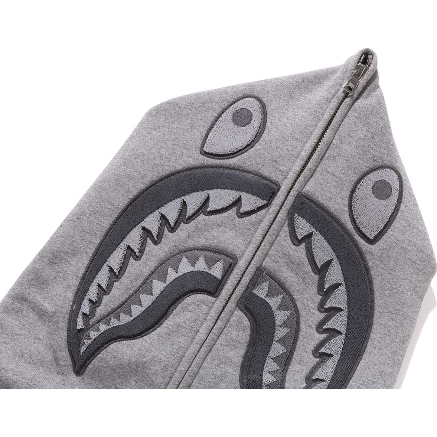 APE HEAD ONE POINT SHARK ZIP HOODIE MENS-IYAMIUIO