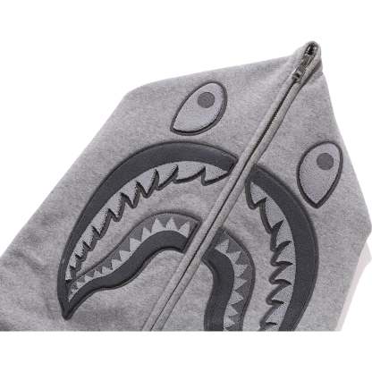 APE HEAD ONE POINT SHARK ZIP HOODIE MENS-IYAMIUIO