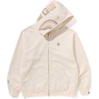 APE HEAD ONE POINT SHARK ZIP HOODIE MENS-IYAMIUIO